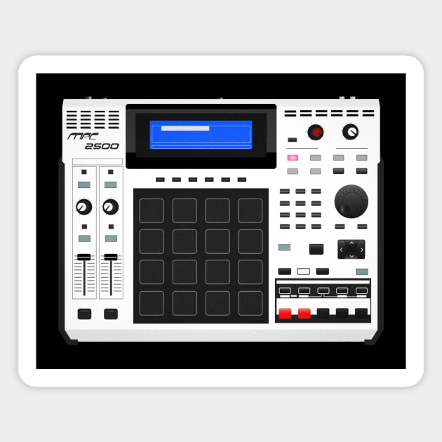 Akai MPC vector digital music instrument Magnet by Polikarp308